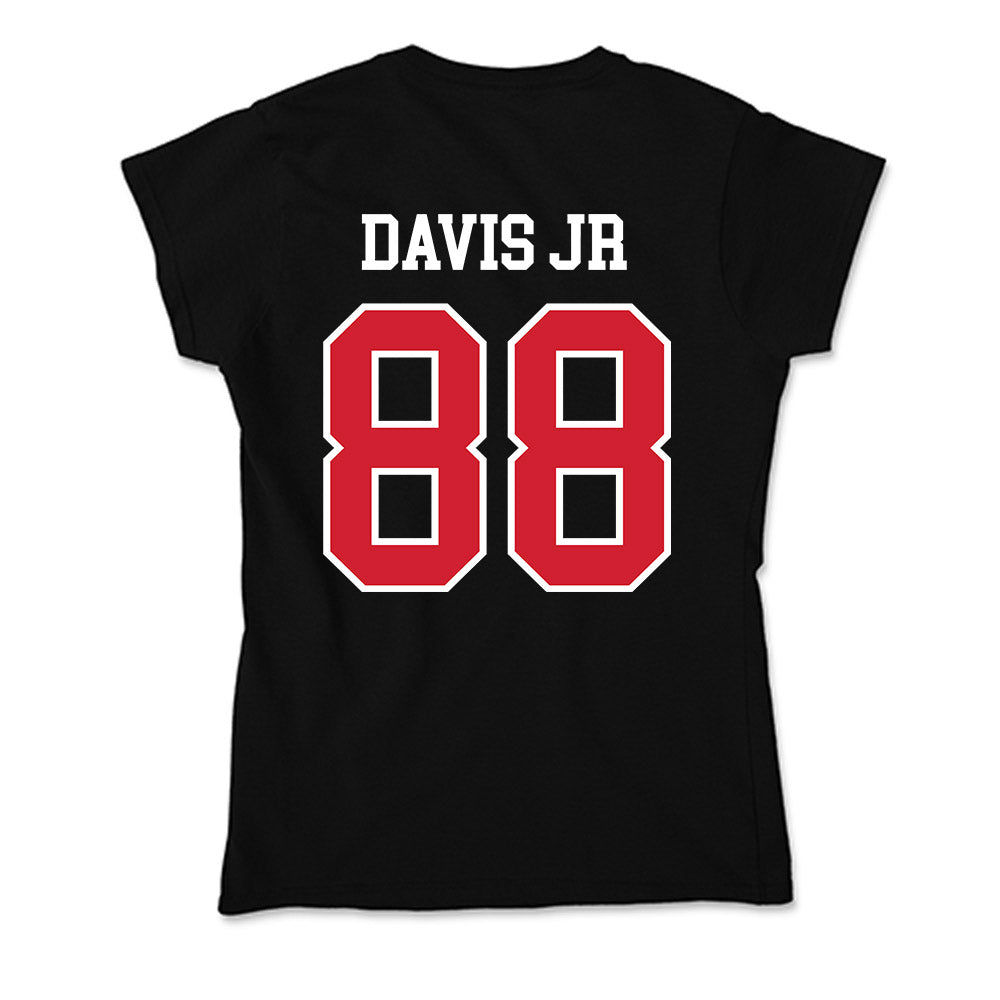 NC State - NCAA Football : Lamaris Davis Jr - Soft Style Women’s T-Shirt-1