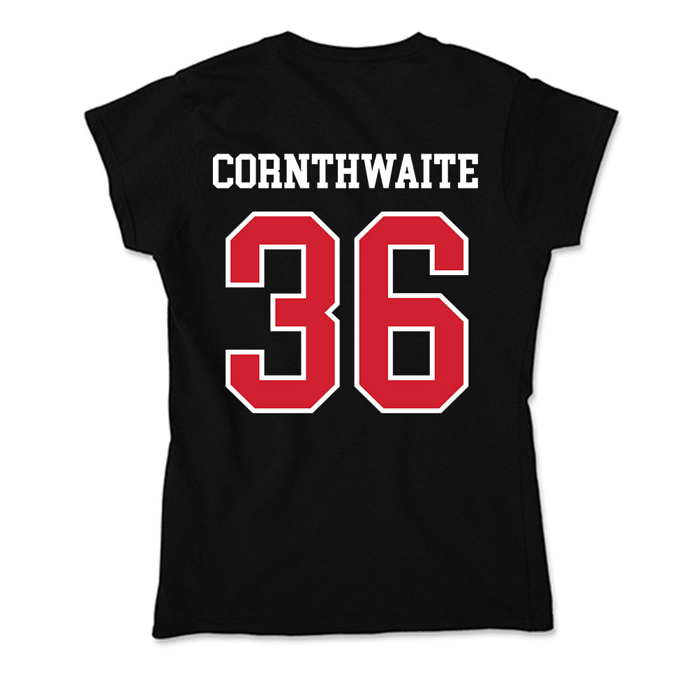 NC State - NCAA Football : Cameron Cornthwaite - Soft Style Women’s T-Shirt-1