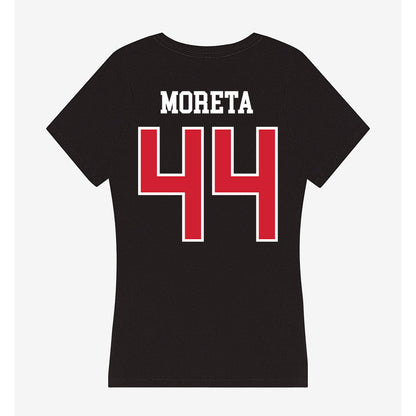 NC State - NCAA Football : Jordan Moreta - Women's V-Neck T-Shirt-1