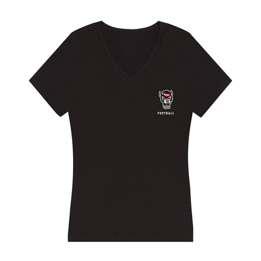 NC State - NCAA Football : Jamel Johnson - Women's V-Neck T-Shirt-0