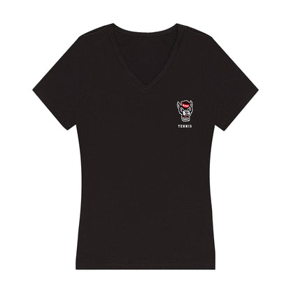 NC State - NCAA Men's Tennis : Cody Benton - Women's V-Neck T-Shirt-0
