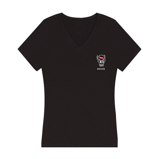 NC State - NCAA Women's Soccer : Sophia Hernandez - Women's V-Neck T-Shirt-0