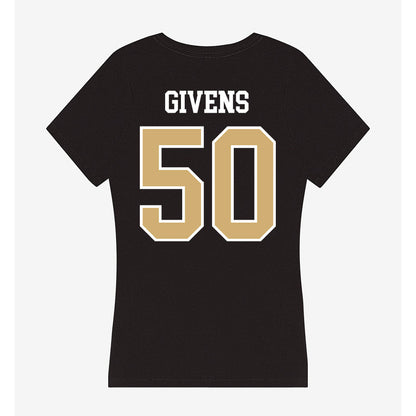 Vanderbilt - NCAA Football : Gunner Givens - Women's V-Neck T-Shirt-1