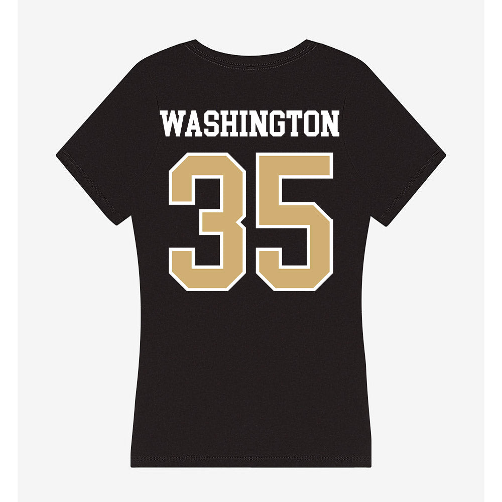 Vanderbilt - NCAA Women's Basketball : Sacha Washington - Women's V-Neck T-Shirt-1