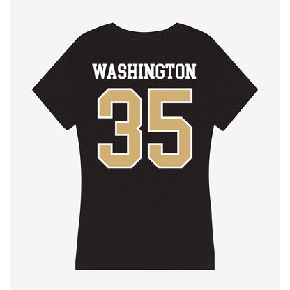Vanderbilt - NCAA Women's Basketball : Sacha Washington - Women's V-Neck T-Shirt-1
