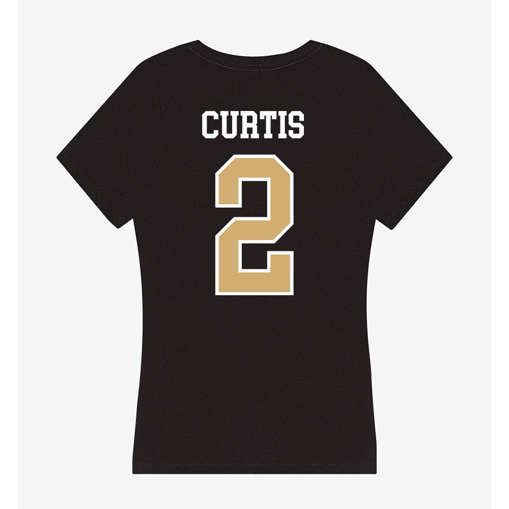 Vanderbilt - NCAA Football : Jared Curtis - Women's V-Neck T-Shirt-1