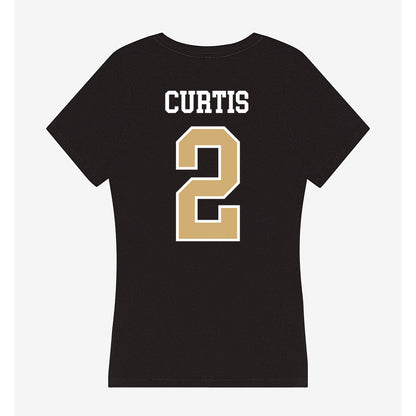 Vanderbilt - NCAA Football : Jared Curtis - Women's V-Neck T-Shirt-1