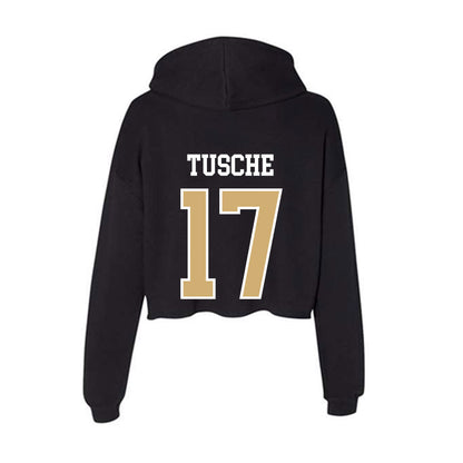Vanderbilt - NCAA Women's Soccer : Lena Tusche - Women's Crop Fleece Hooded Sweatshirt-1