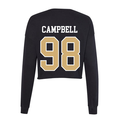Vanderbilt - NCAA Football : Daryl Campbell - Women's Cropped Crew Fleece-1