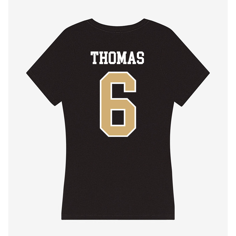 Vanderbilt - NCAA Football : Jacory Thomas - Women's V-Neck T-Shirt-1