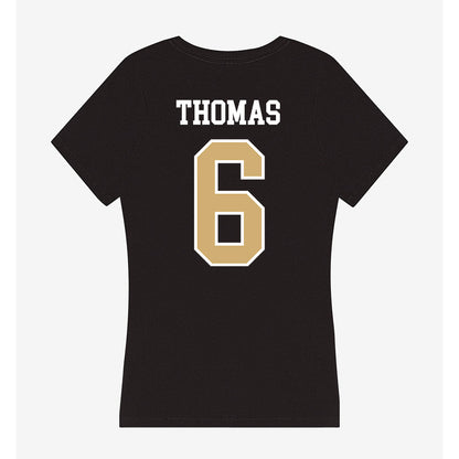 Vanderbilt - NCAA Football : Jacory Thomas - Women's V-Neck T-Shirt-1