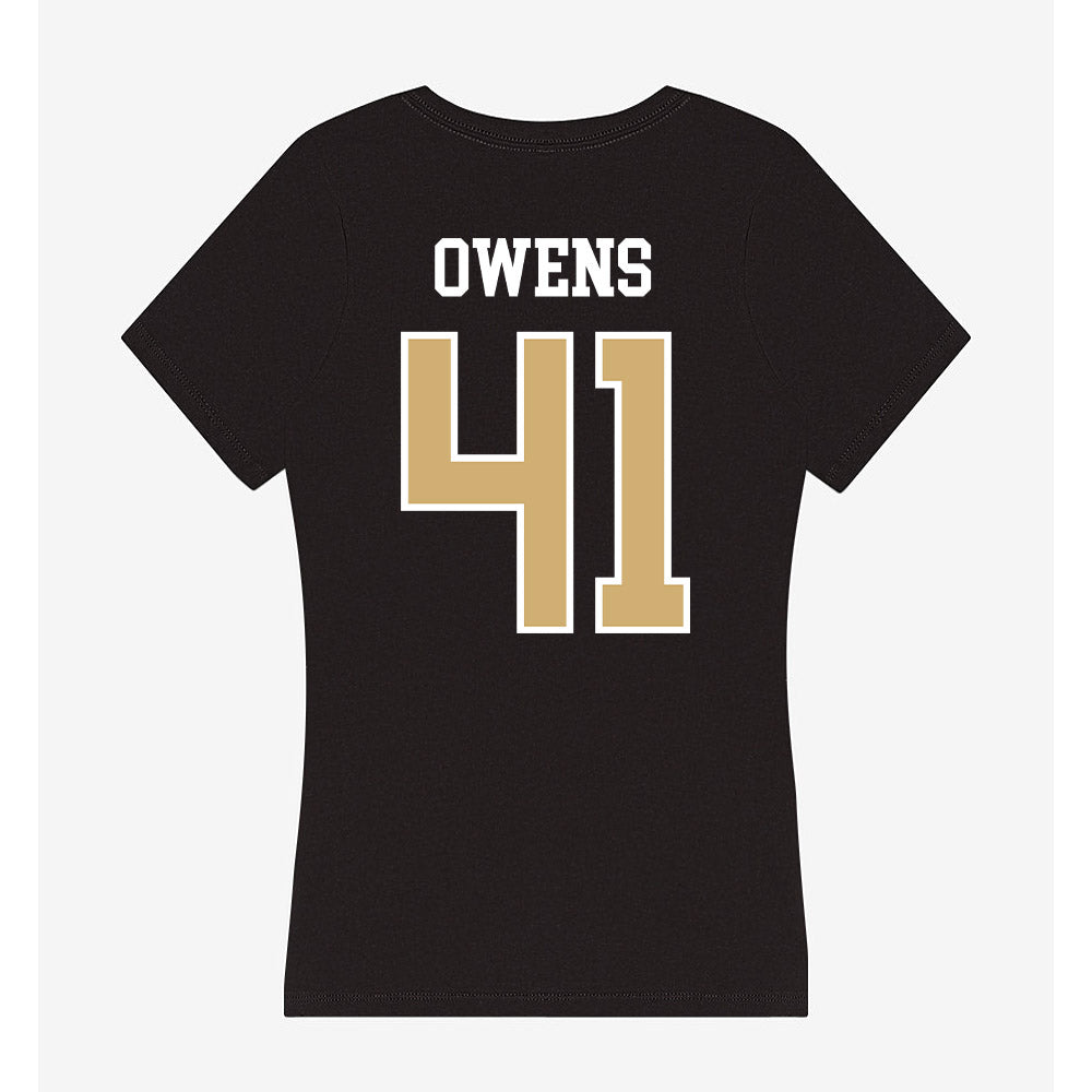 Vanderbilt - NCAA Football : Stone Owens - Women's V-Neck T-Shirt-1