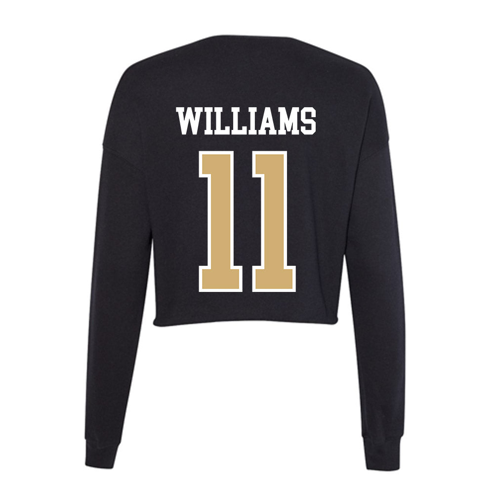 Vanderbilt - NCAA Women's Basketball : Monique Williams - Women's Cropped Crew Fleece-1