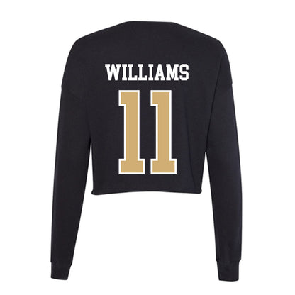 Vanderbilt - NCAA Women's Basketball : Monique Williams - Women's Cropped Crew Fleece-1