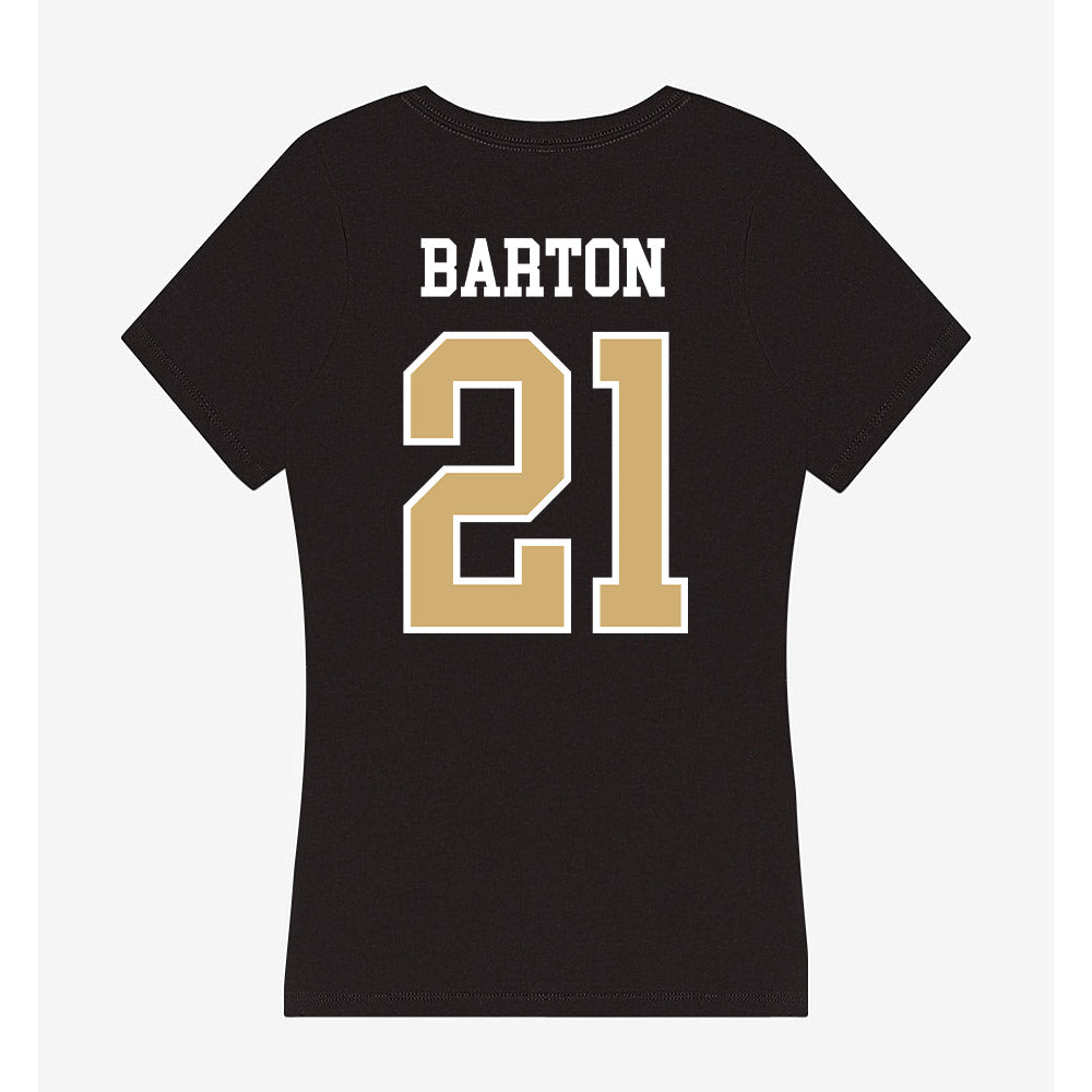 Vanderbilt - NCAA Baseball : Hudson Barton - Women's V-Neck T-Shirt-1