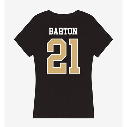 Vanderbilt - NCAA Baseball : Hudson Barton - Women's V-Neck T-Shirt-1