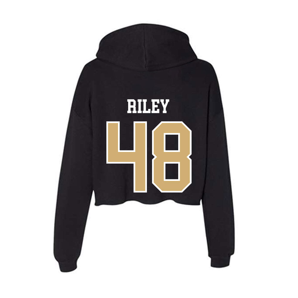 Vanderbilt - NCAA Football : Palmer Riley - Women's Crop Fleece Hoodie-1