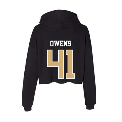 Vanderbilt - NCAA Football : Stone Owens - Women's Crop Fleece Hoodie-1
