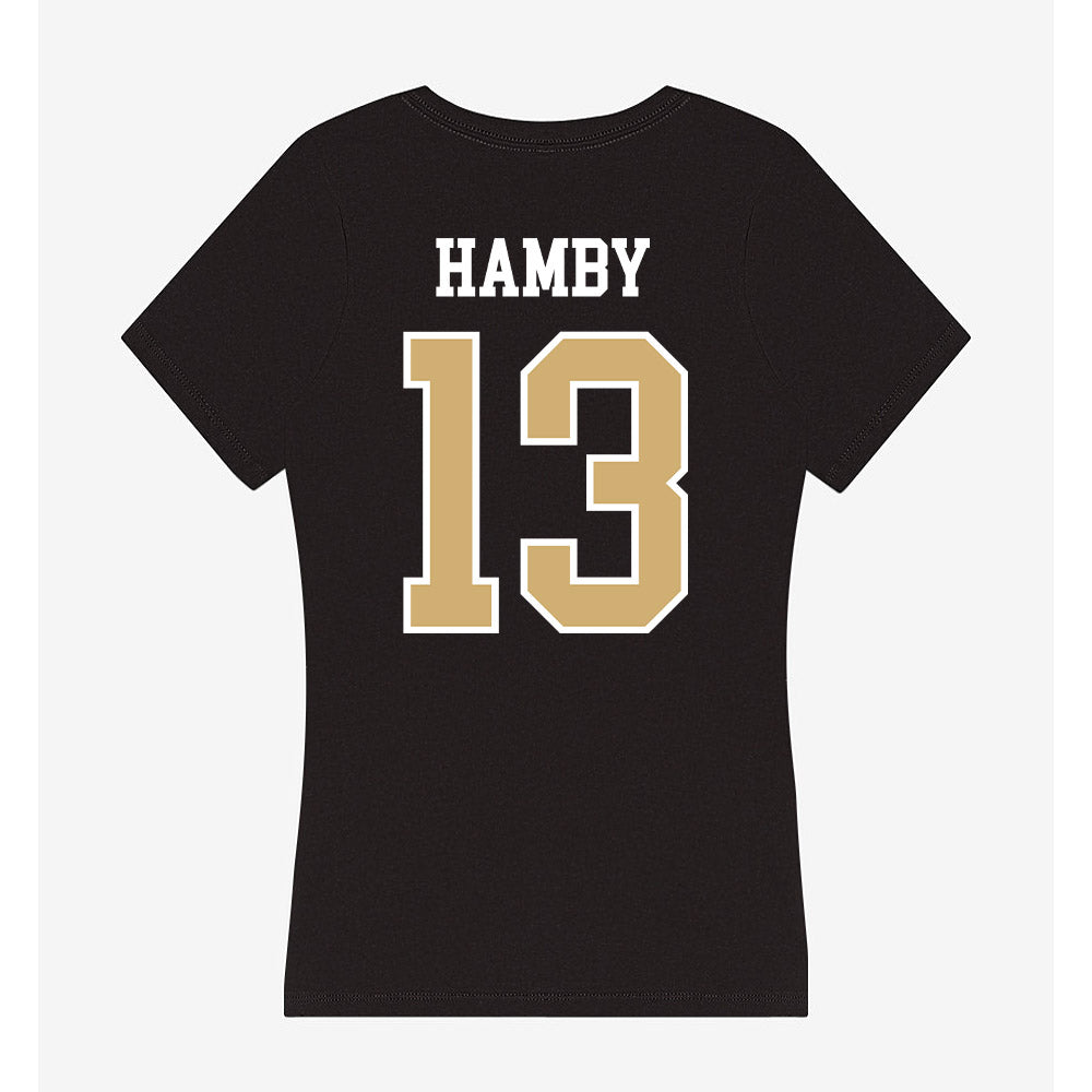 Vanderbilt - NCAA Football : Tate Hamby - Women's V-Neck T-Shirt-1