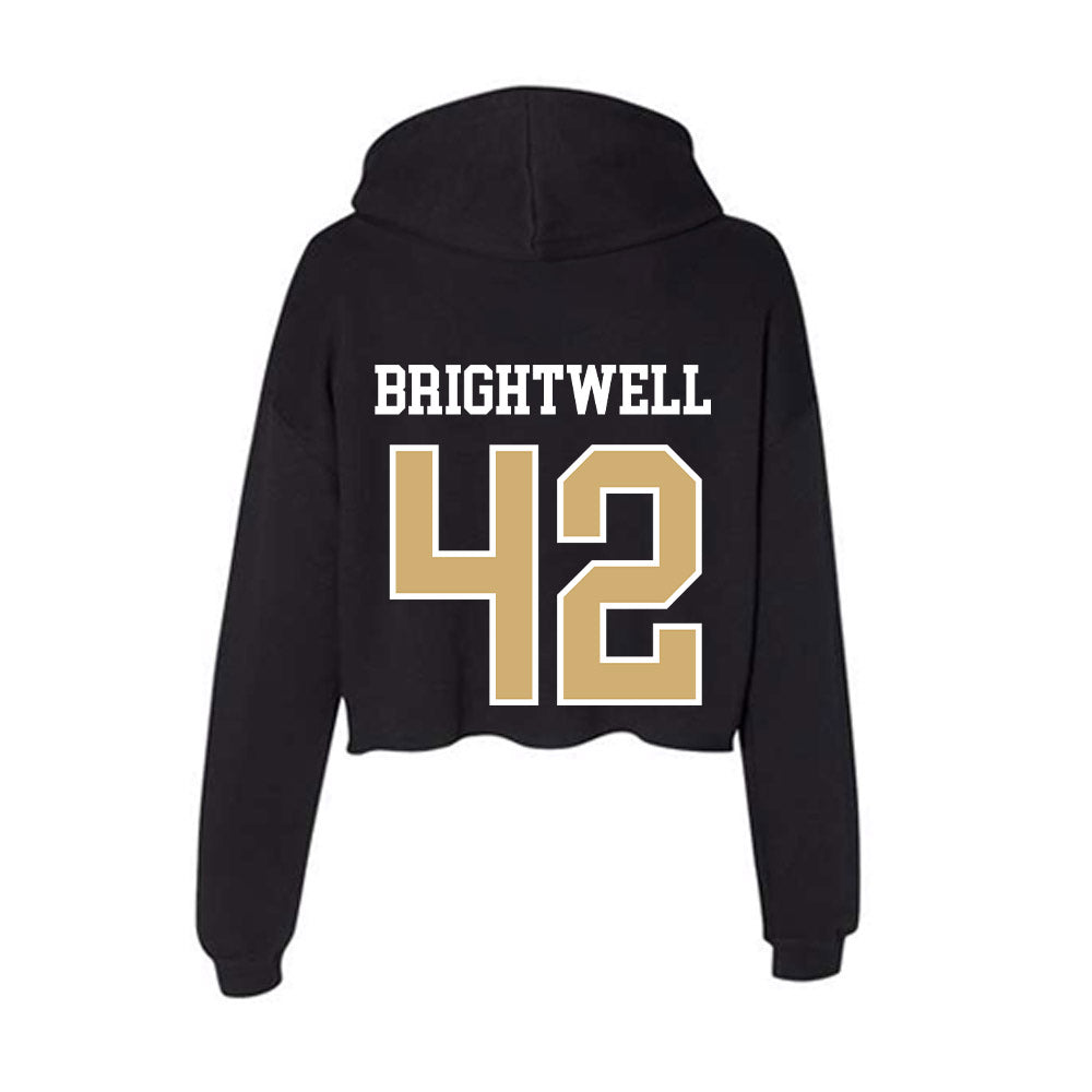 Vanderbilt - NCAA Baseball : Collin Brightwell - Women's Crop Fleece Hoodie-1