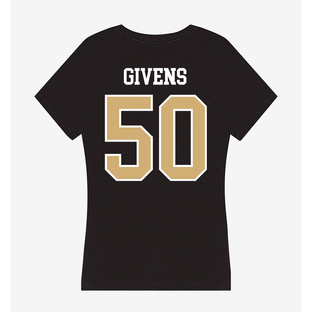 Vanderbilt - NCAA Football : Gunner Givens - Women's V-Neck T-Shirt-1