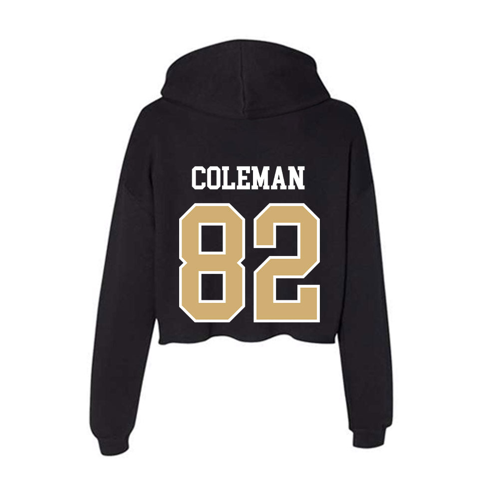 Vanderbilt - NCAA Football : Brycen Coleman - Women's Crop Fleece Hoodie-1