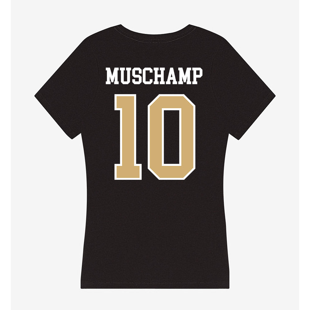 Vanderbilt - NCAA Football : Whit Muschamp - Women's V-Neck T-Shirt-1
