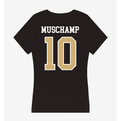 Vanderbilt - NCAA Football : Whit Muschamp - Women's V-Neck T-Shirt-1