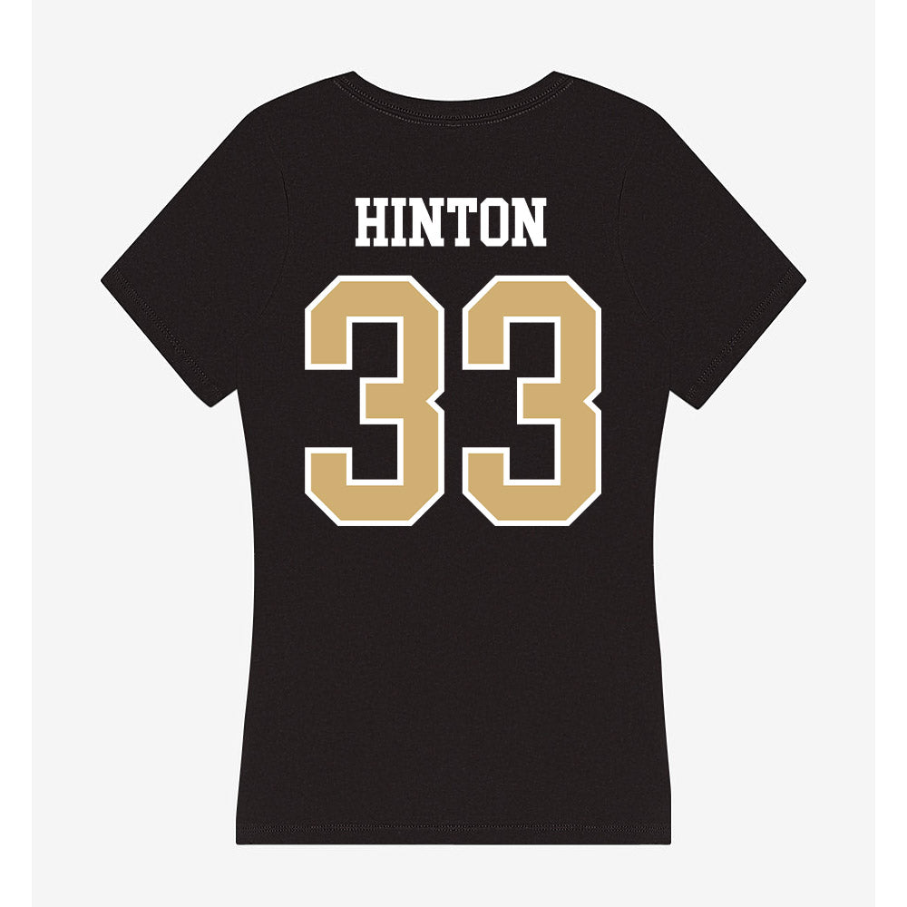 Vanderbilt - NCAA Football : Vanzale Hinton - Women's V-Neck T-Shirt-1