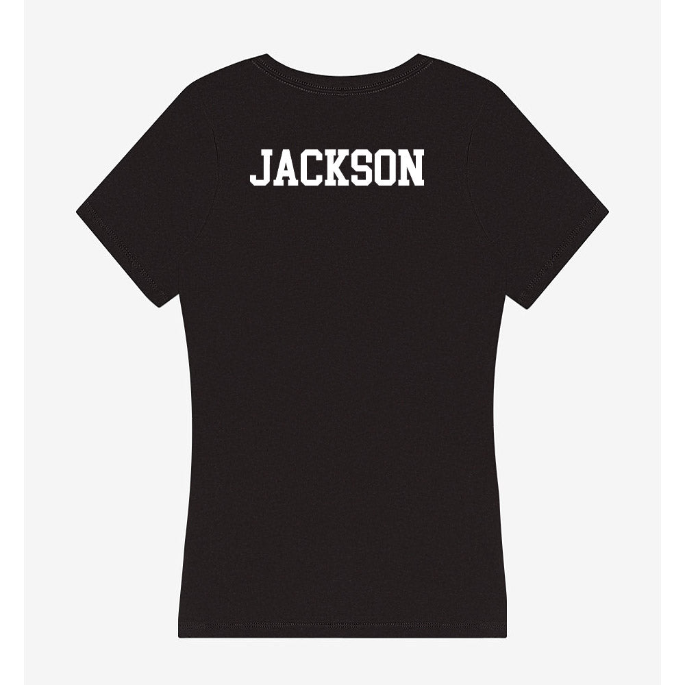 Vanderbilt - NCAA Women's Track & Field : Pryncess Jackson - Women's V-Neck T-Shirt-1