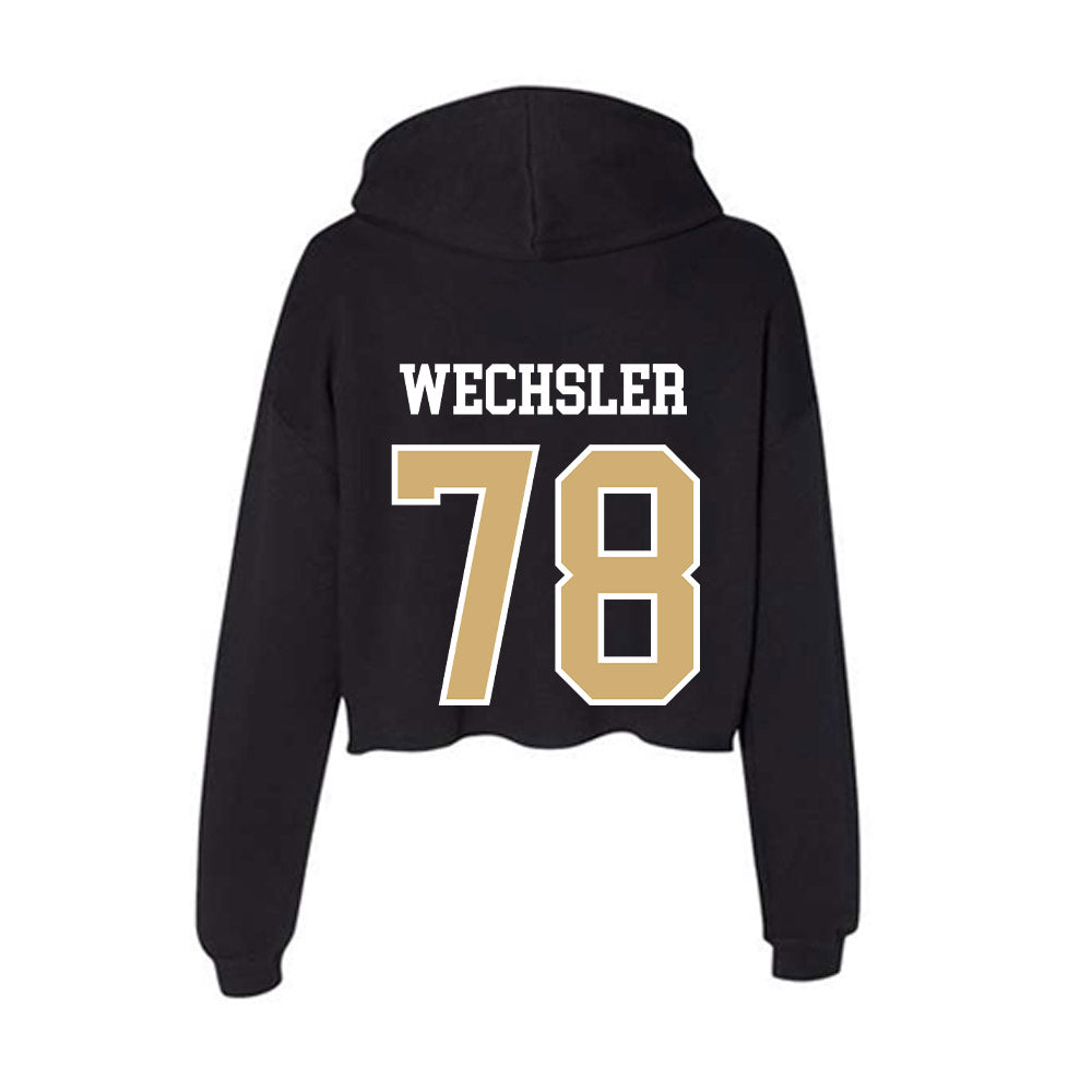 Vanderbilt - NCAA Football : Keegan Wechsler - Women's Crop Fleece Hoodie-1