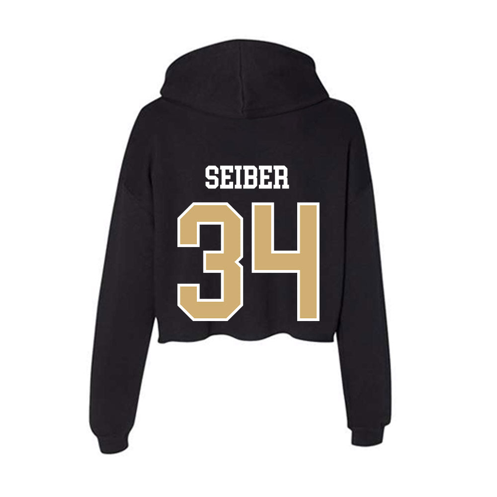 Vanderbilt - NCAA Baseball : Brennan Seiber - Women's Crop Fleece Hoodie-1