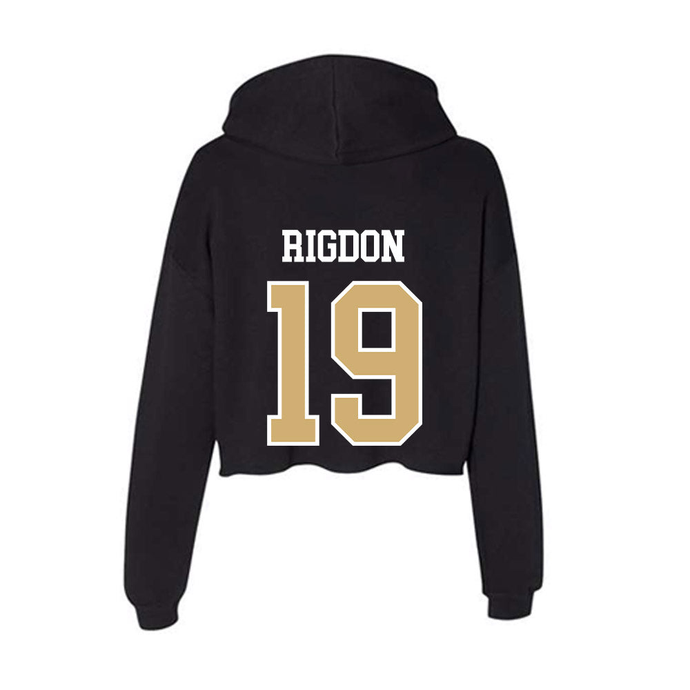 Vanderbilt - NCAA Baseball : Rustan Rigdon - Women's Crop Fleece Hoodie-1