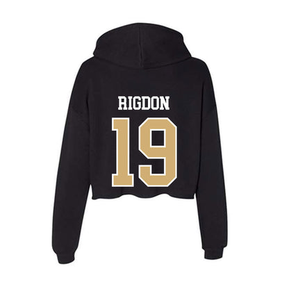 Vanderbilt - NCAA Baseball : Rustan Rigdon - Women's Crop Fleece Hoodie-1