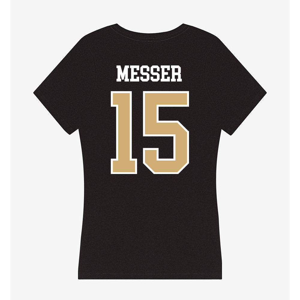 Vanderbilt - NCAA Men's Basketball : Coleson Messer - Women's V-Neck T-Shirt-1