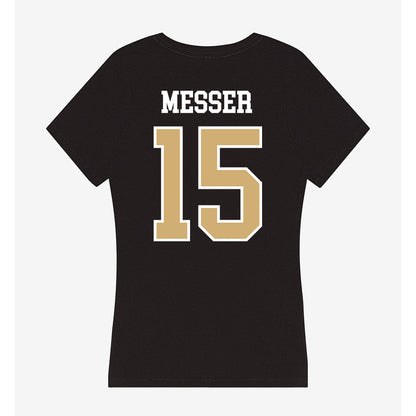 Vanderbilt - NCAA Men's Basketball : Coleson Messer - Women's V-Neck T-Shirt-1