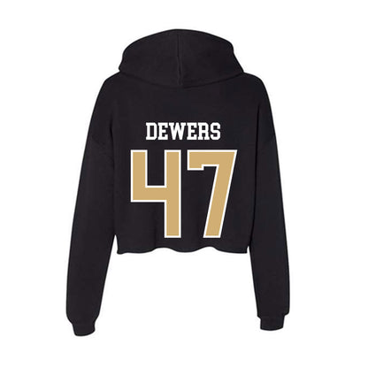 Vanderbilt - NCAA Football : Justin Dewers - Women's Crop Fleece Hoodie-1