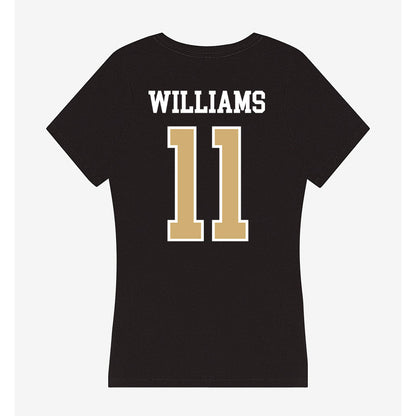 Vanderbilt - NCAA Women's Basketball : Monique Williams - Women's V-Neck T-Shirt-1