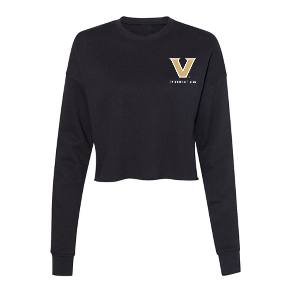 Vanderbilt - NCAA Women's Swimming & Diving : Ava Allingham - Women's Cropped Crew Fleece-0