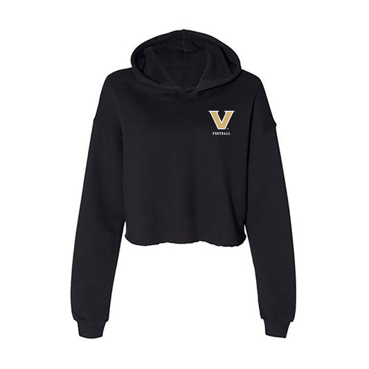 Vanderbilt - NCAA Football : Cameron Stepp - Classic Shersey Women's Crop Fleece Hooded Sweatshirt-0
