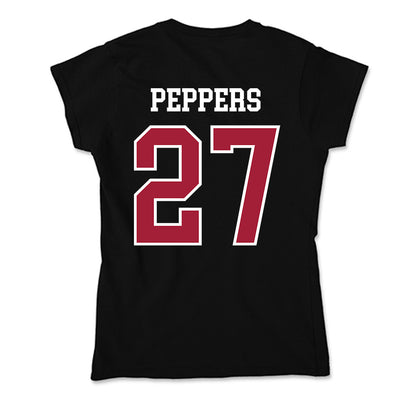 Arkansas - NCAA Women's Volleyball : Journey Peppers - Soft Style Women’s T-Shirt-1