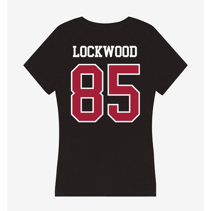 Arkansas - NCAA Football : Ty Lockwood - Women's V-Neck T-Shirt-1