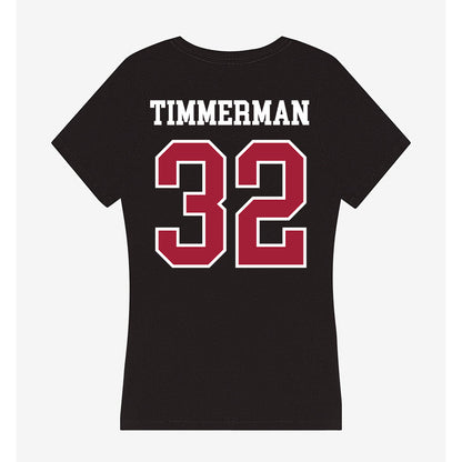 Arkansas - NCAA Softball : Saylor Timmerman - Women's V-Neck T-Shirt-1