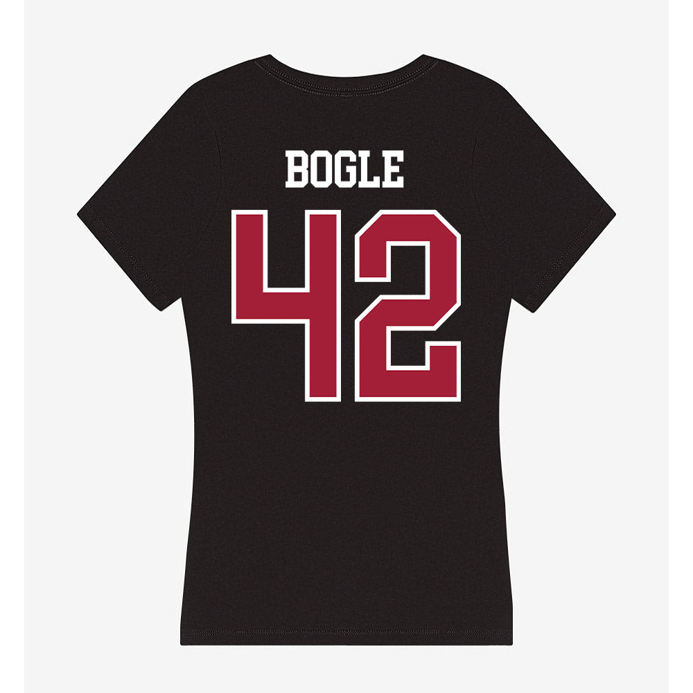 Arkansas - NCAA Football : Ben Bogle - Women's V-Neck T-Shirt-1