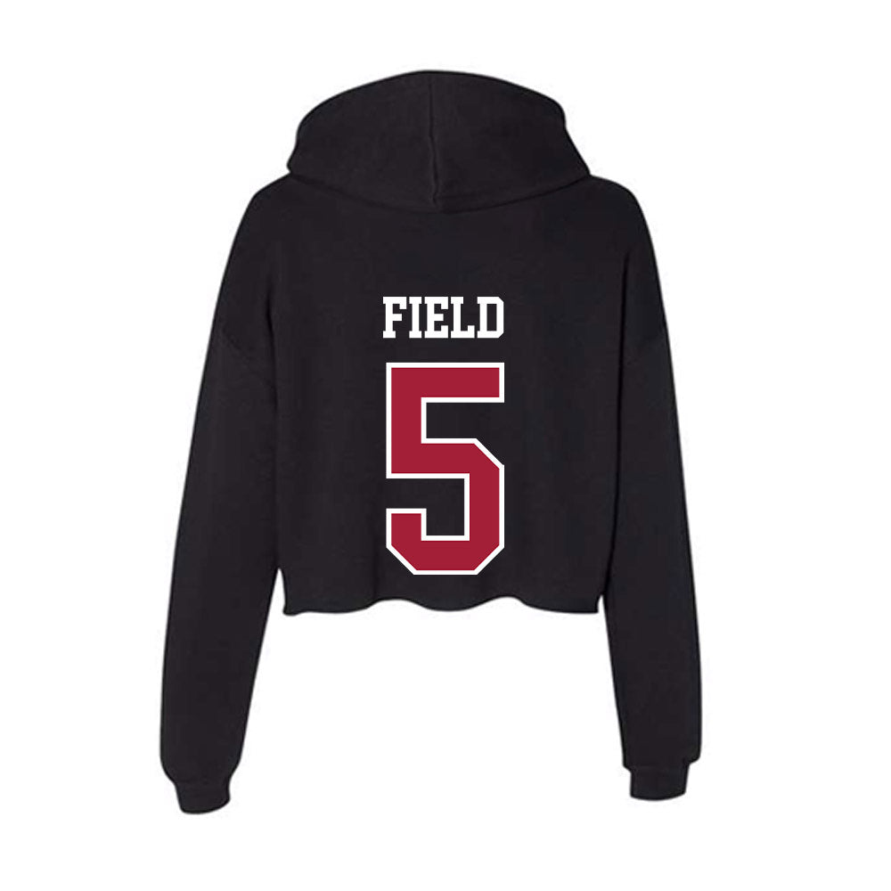 Arkansas - NCAA Women's Soccer : Bella Field - Women's Crop Fleece Hoodie-1