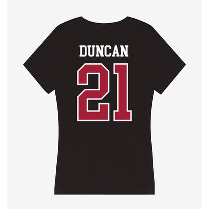 Arkansas - NCAA Women's Volleyball : Parker Duncan - Women's V-Neck T-Shirt-1