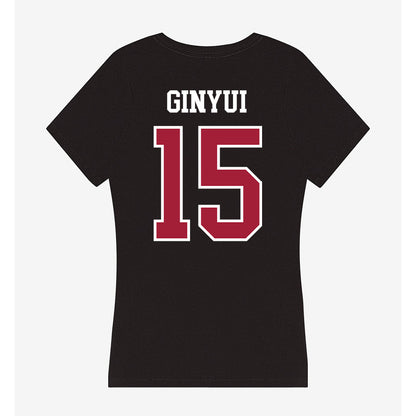 Arkansas - NCAA Football : Nsongbeh Ginyui - Women's V-Neck T-Shirt-1