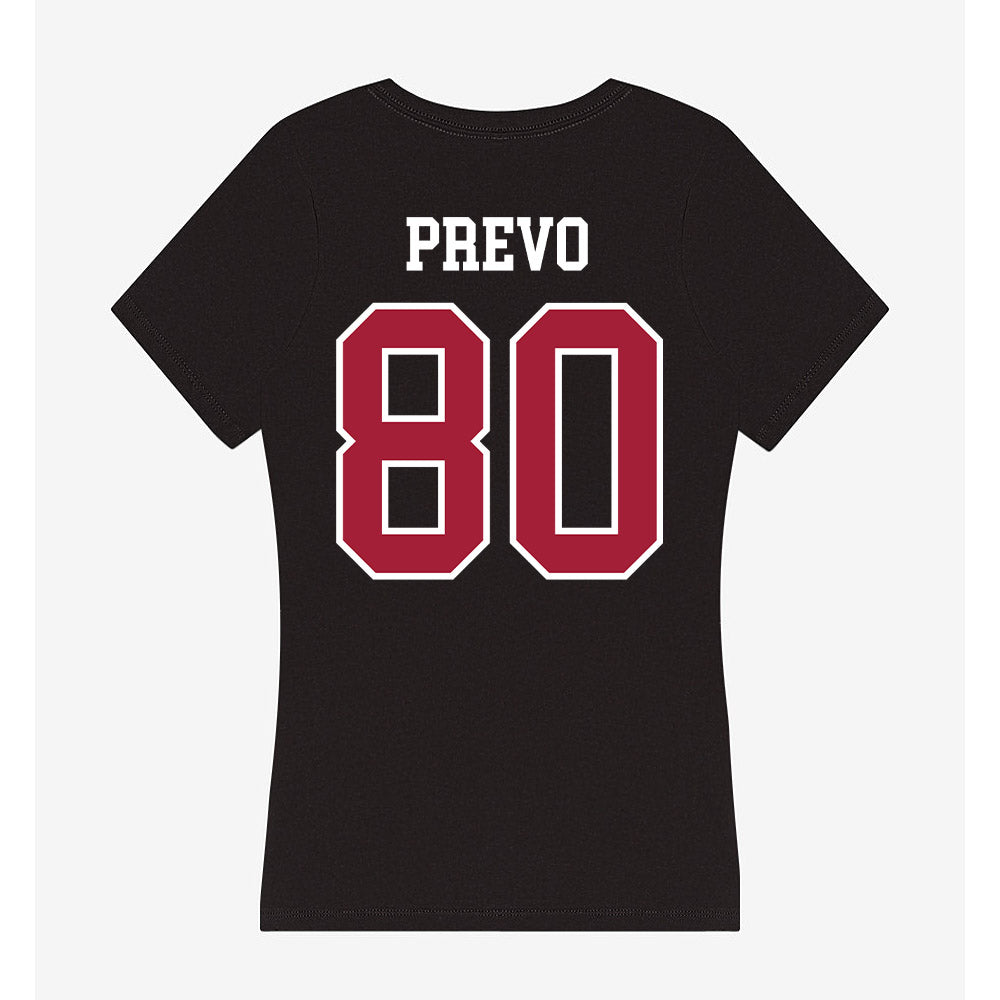 Arkansas - NCAA Football : Dequane Prevo - Women's V-Neck T-Shirt-1