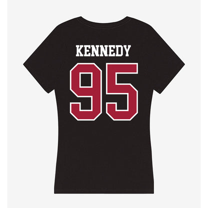 Arkansas - NCAA Football : Anthony Kennedy - Women's V-Neck T-Shirt-1