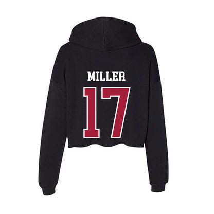 Arkansas - NCAA Softball : Kennedy Miller - Women's Crop Fleece Hoodie-1